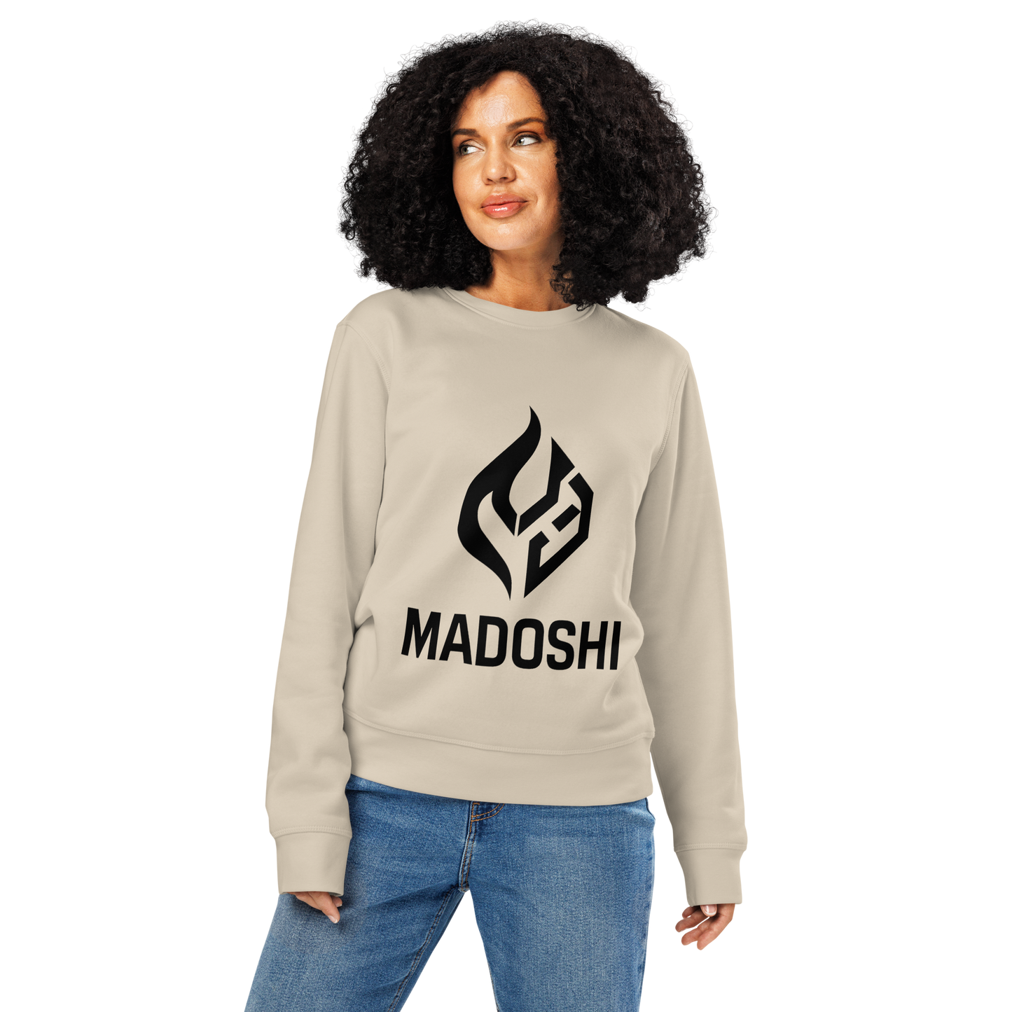 White OG Sweatshirt (Black Logo)