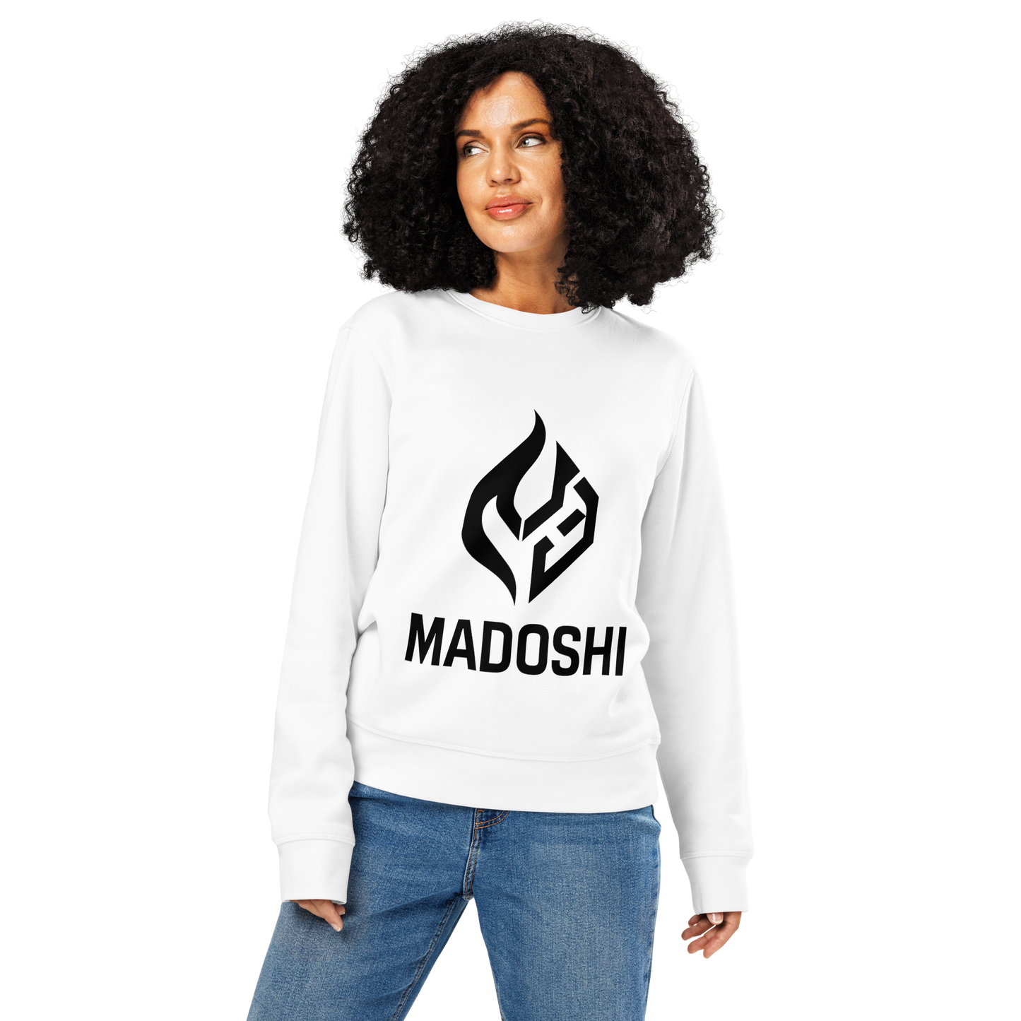 White OG Sweatshirt (Black Logo)